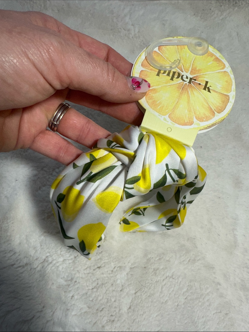 Piper K 🍋 scarf headband